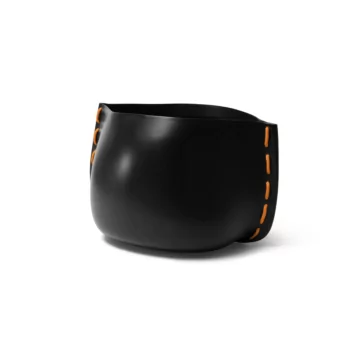 Stitch 100 Plant Pot Studio - Graphite / Orange / Rope