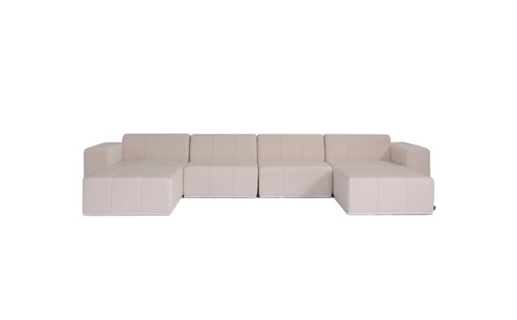 Connect Modular 6 U-Chaise Sectional Modular Sofa - Canvas by Blinde Design