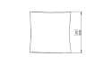 Cushion S20 Accessorie - Technical Drawing / Top by Blinde Design