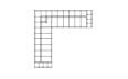 Connect Modular 5 L-Sectional Modular Sofa - Technical Drawing / Top by Blinde Design
