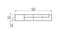Relax Modular 6 L-Sectional Modular Sofa - Technical Drawing / Front by Blinde Design
