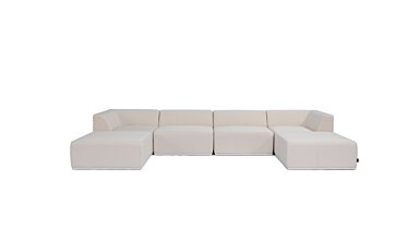 Relax Modular 6 U-Chaise Sectional Modular Sofa - Studio Image by Blinde Design