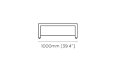 Niche L40 Coffee Table - Technical Drawing / Front by Blinde Design