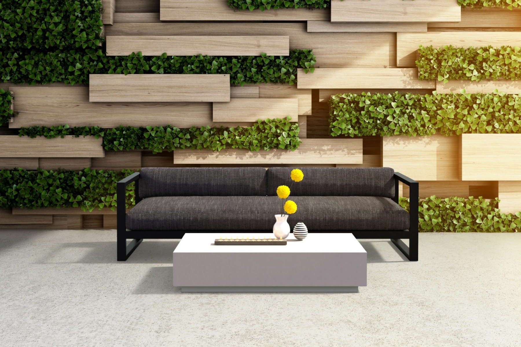 Concrete furniture form and function