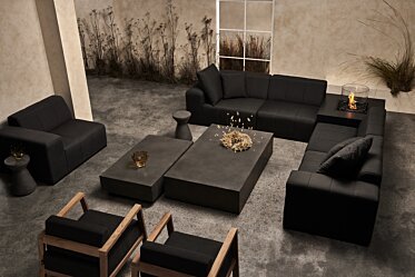 Connect Modular 7 U-Sofa Chaise Sectional Modular Sofa - In-Situ Image by Blinde Design