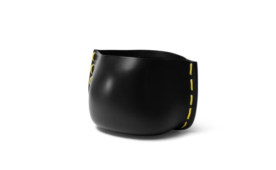 Stitch 50 Planter - Graphite / Yellow by Blinde Design