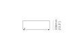Niche L40 Coffee Table - Technical Drawing / Side by Blinde Design