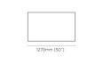 Niche L50 Coffee Table - Technical Drawing / Top by Blinde Design